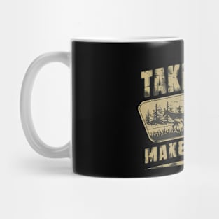 "Take Aim, Make It Count", retro Mug